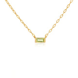 AUGUST - BIRTHSTONE CHAIN NECKLACE