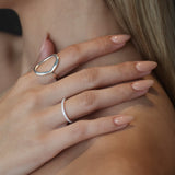 ETERNITY BAND RING - SILVER