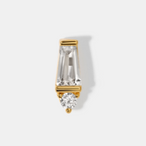 TAPERED DETAIL SINGLE STUD EARRING
