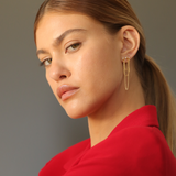 CASCADE BAR STUD EARRINGS