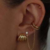 SCULPT STUD EARRINGS