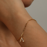INITIAL CHARM BRACELET