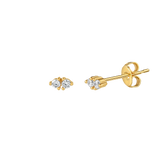 MIRRORED STUD EARRINGS