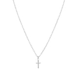 SINGLE CROSS PENDANT - SILVER