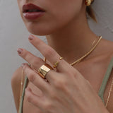 GOLD CUFF RING