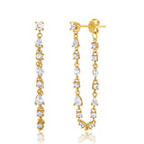 PAULINA CHAIN STUD EARRINGS