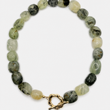 PREHNITE TOGGLE NECKLACE