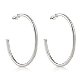 SILVER HOOP EARRING