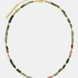 AMALFI NECKLACE - WATERMELON TOURMALINE