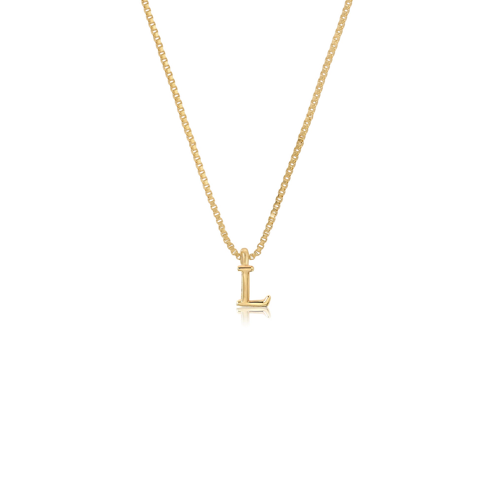 INITIAL PENDANT NECKLACE