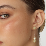 PEARL LONG EARRINGS