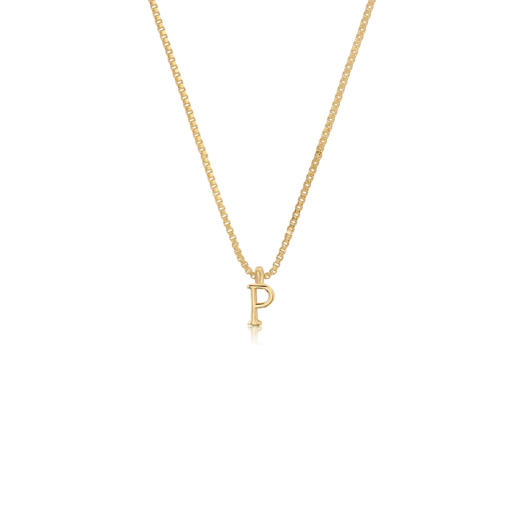 INITIAL PENDANT NECKLACE