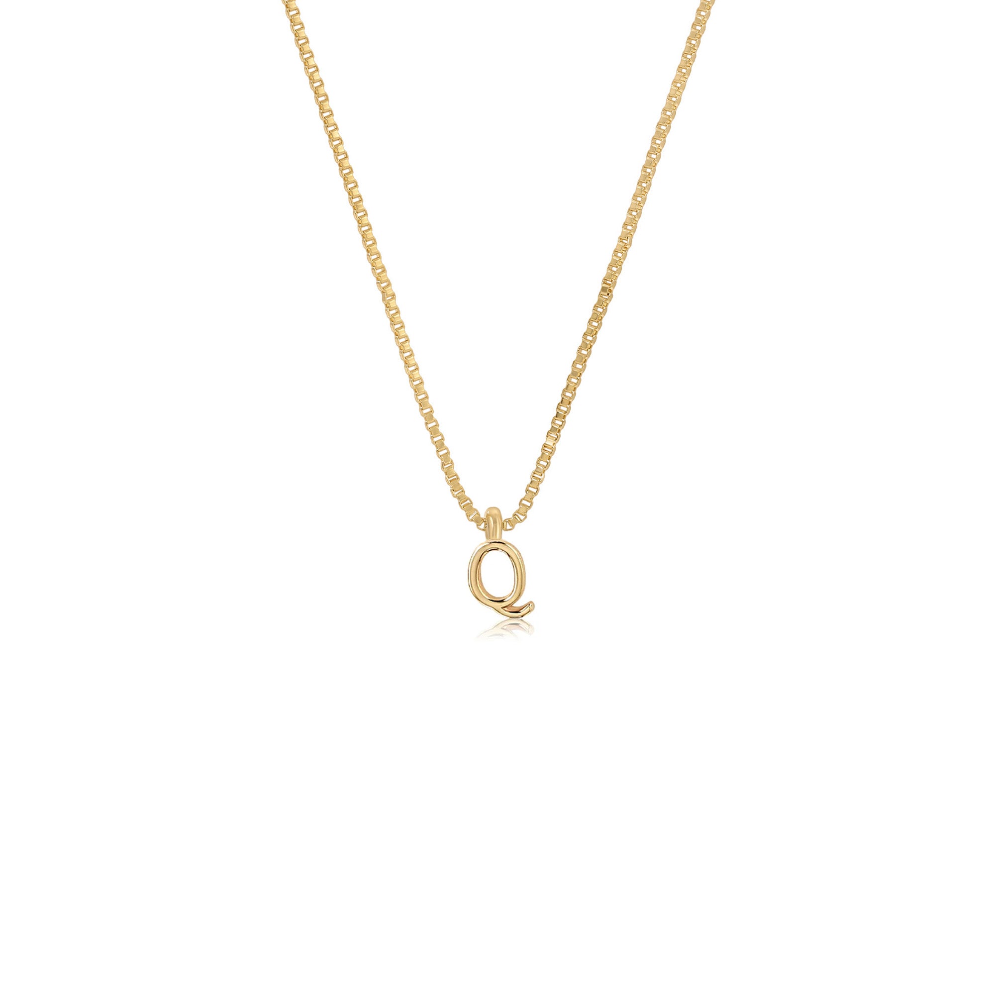 INITIAL PENDANT NECKLACE