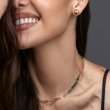 AMALFI NECKLACE - WATERMELON TOURMALINE