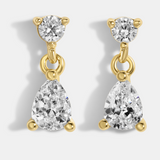 DROP DETAIL STUD EARRINGS