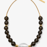 EL SILENCIO NECKLACE - SMOKY QUARTZ