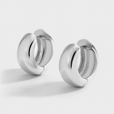 OPHELIA BOLD HUGGIE - SILVER