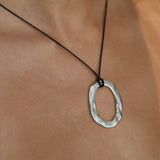 AURA CENTERPIECE PENDANT - SILVER