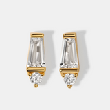 TAPERED DETAIL SINGLE STUD EARRING