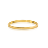 BARE GOLD BANGLE - 4MM