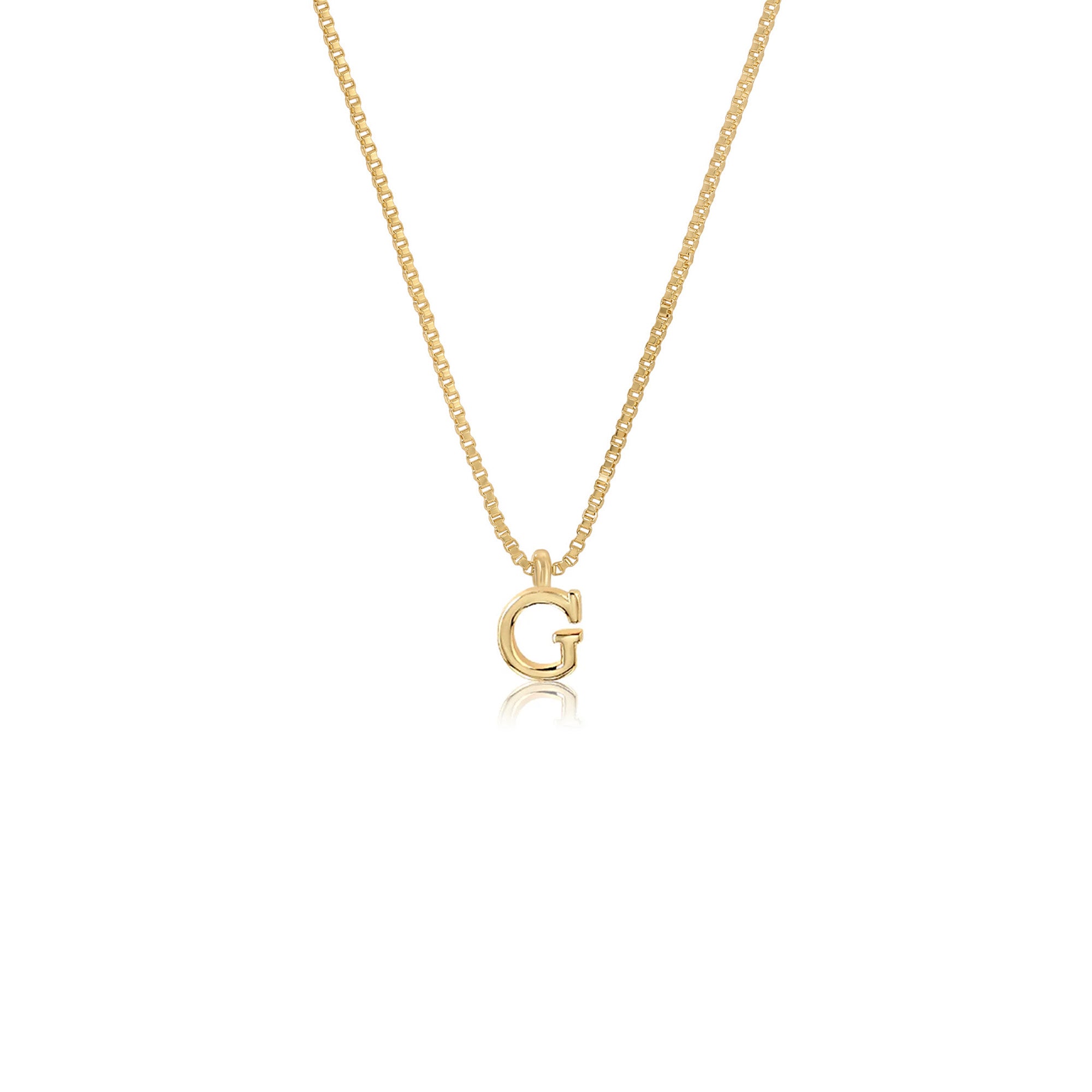 INITIAL PENDANT NECKLACE