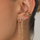 CASCADE BAR STUD EARRINGS