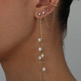 LAYERED PEARL EARRINGS