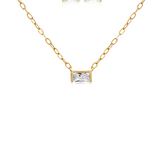 BAGUETTE SINGLE STONE SET