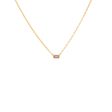 BIRTHSTONE PENDANT - AMETHYST