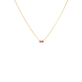 BIRTHSTONE PENDANT - PINK TOURMALINE