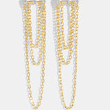 CASCADE BAR STUD EARRINGS