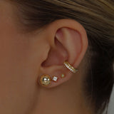 CELINE SMALL STUD EARRING - GOLD