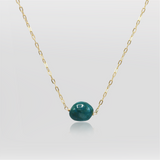 CHRYSOCOLLA SINGLE STONE NECKLACE