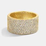 CIGAR PAVE BAND RING