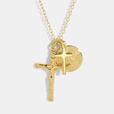 CROSS CLUSTER NECKLACE