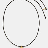 CROSS LEATHER CORD NECKLACE