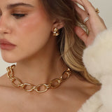 STATEMENT LINK CHAIN NECKLACE