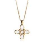 AURORA CROSS PENDANT - CRYSTAL CLEAR