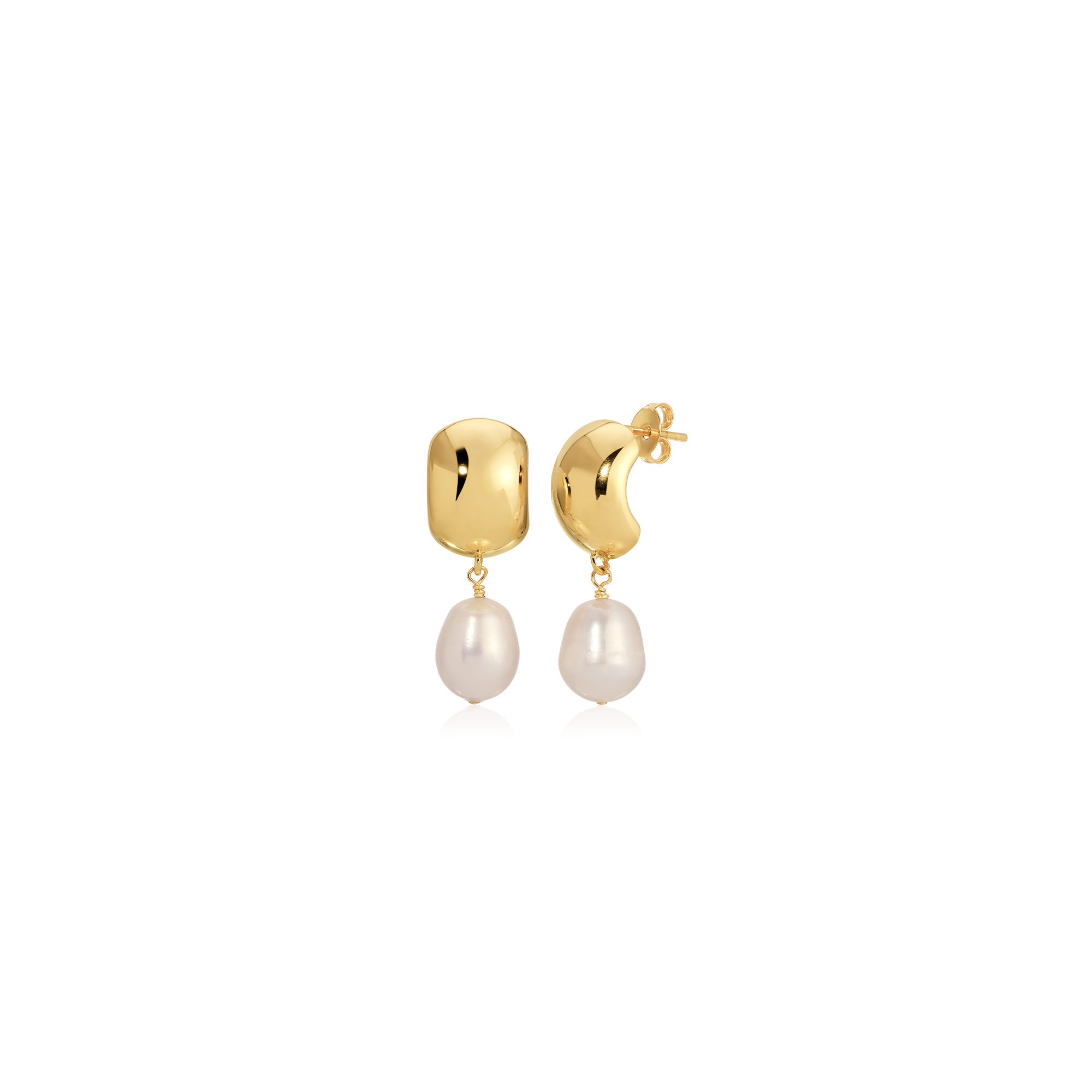 LAYERED PEARL EARRING