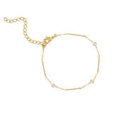 MULTISTONE THIN BAR BRACELET