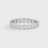 BEZEL ETERNITY RING - SILVER
