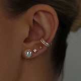 CELINE SMALL STUD EARRING - SILVER