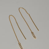 STONE DETAIL LONG EARRING