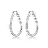 REBECCA HOOP EARRING - SILVER