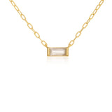 JUNE - BIRTHSTONE CHAIN NECKLACE