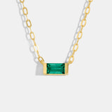 MAY - BIRTHSTONE CHAIN NECKLACE