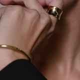 MEMENTO BAND RING - GOLD