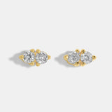 MIRRORED STUD EARRINGS