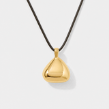 GOLD DROP CORD NECKLACE