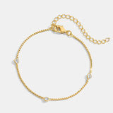 MULTISTONE CHAIN BRACELET